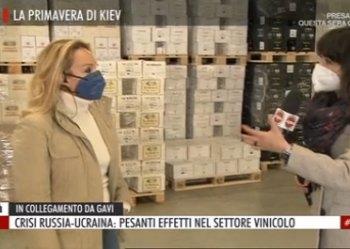 Guerra in Ucraina. I pesanti effetti sul settore vinicolo raccontati dallassociata imprenditrice vitivinicola Chiara Soldati de La Scolca - lintervista di RAI 3 Agoragrave;