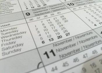 Scadenzario fino al 25 settembre