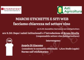 Marchi etichette e siti web: facciamo chiarezza nel settore del vino. Convegno martedigrave; 23 ad Asti