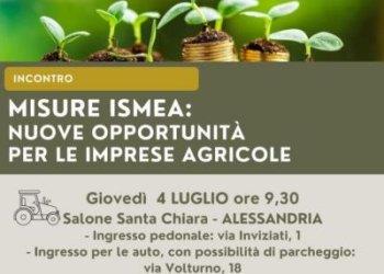Misure ISMEA: le nuove opportunitagrave; per le imprese agricole - il convegno di Confagricoltura Alessandria e Confagricoltura Piemonte