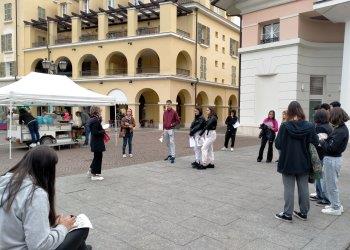 LENAIP di Alessandria in visita al mercato di Borgo Cittagrave; Nuova