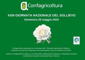 I fiori di Confagricoltura ai pazienti oncologici del Gemelli per la XXIII Giornata Nazionale del Sollievo
