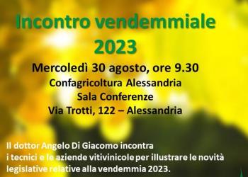 Nella sede di Confagricoltura Alessandria lincontro vendemmiale 2023 con tecnici e soci