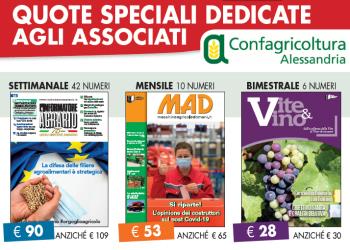 Convenzione con linformatore agrario per gli associati di Confagricoltura Alessandria - 2021