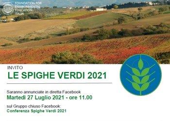 Spighe Verdi 2021 - cerimonia online martedi 27 luglio - ore 11