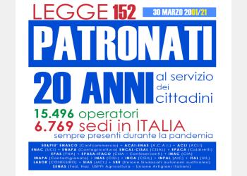 Ventennale della Legge 152/2001