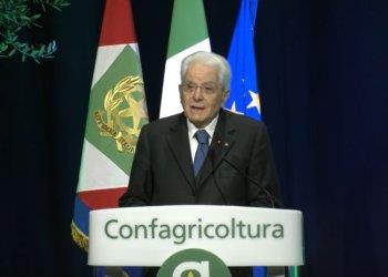 Il Presidente Sergio Mattarella allassemblea di Confagricoltura