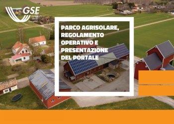 Parco Agrisolare: aperto il portale per la comunicazione di inizio lavori