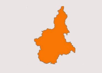 Il Piemonte è arancione