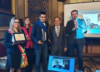 Targa della Provincia al comune di Volpedo per la conferma della Spiga Verde